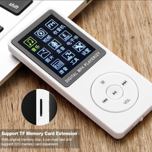 ZY418 MP3 MP4 Player Digital com 1,8 polegadas tela de Music Player