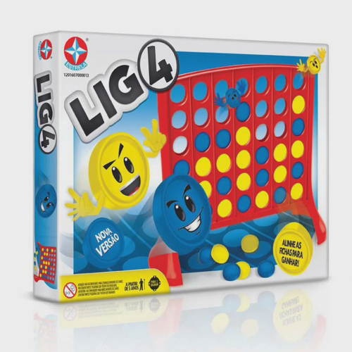 Jogo Lig 4 Para Crianças Acima de 3 Anos - Estrela no Shoptime