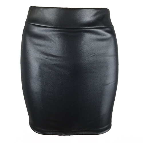 saia de couro sexy