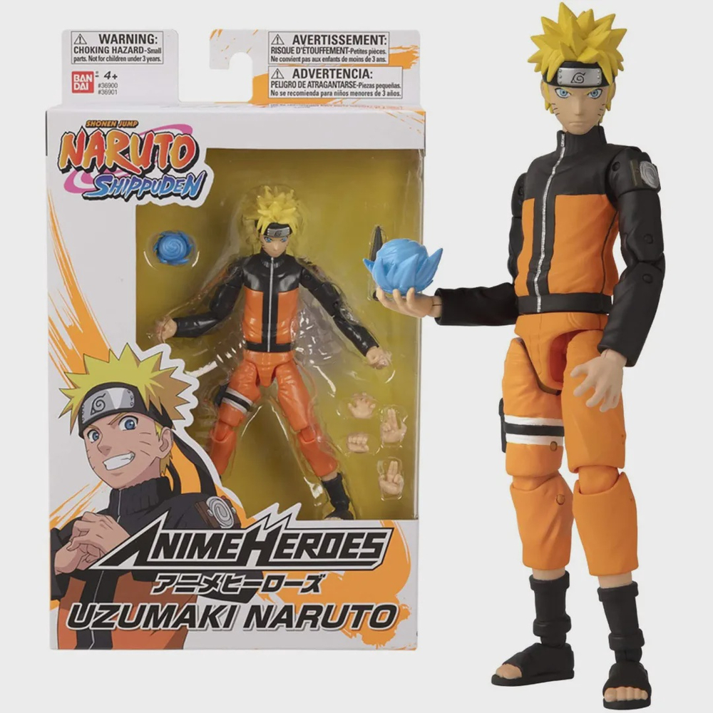 Boneco Colecionável Articulado - Naruto Shippuden - Naruto Uzumaki