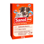 Sabonete Sanol Dog Neutro Para Cães E Gatos - 90g