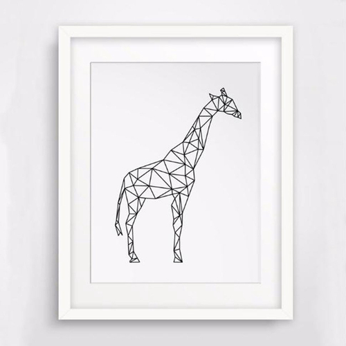 Ó����leo abstrata animal nova linha de pintura Pintura Decoração Núcleo  decoração personalizada Sala personalizado Infantil nas americanas