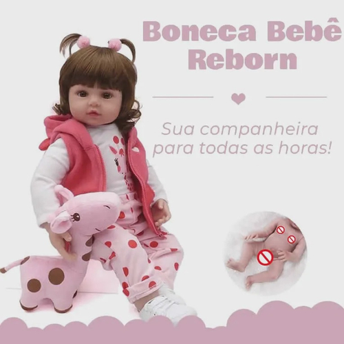 Boneca Bebê Reborn Silicone Menina Bailarina 22 Acessórios no Shoptime