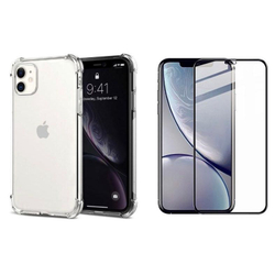 Kit Capa Anti Impacto Transparente ÍPhone 11 + Pelicula De Vidro 3D Menor preço em Kit Capa Anti Impacto Transparente ÍPhone 11 + Pelicula De Vidro 3D