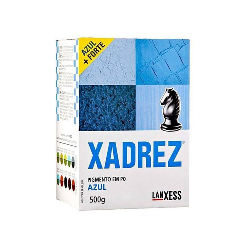 Pigmento Em Pó Xadrez 500g Azul Para Tinta - BugShop