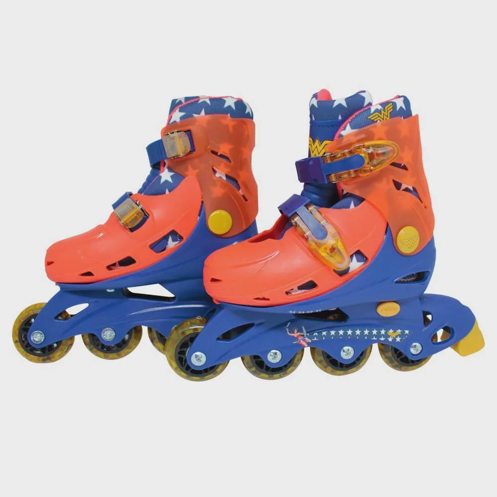 Patins Inline Wonder Woman Premium Belfix Tamanho P (31-34) em Promoção na  Americanas