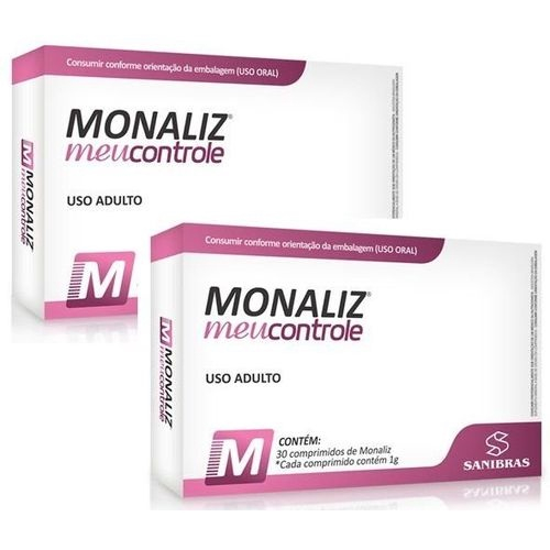 Monaliz Meu Controle 30 Comprimidos - Sanibras em Promoção na