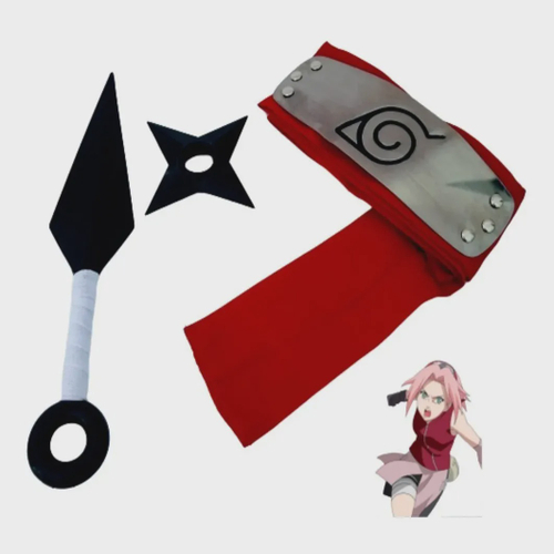 Bandana Aldeia Da Folha de Metal - Naruto Shippuden