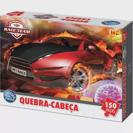 Jogo Quebra Cabeça Race Carros 150 Peças - Pais e Filhos na