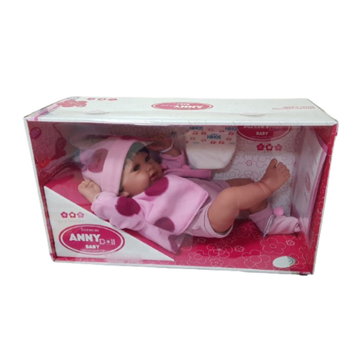 Boneca Bebê Anny Doll Reborn - Menina - Cotiplas 2441