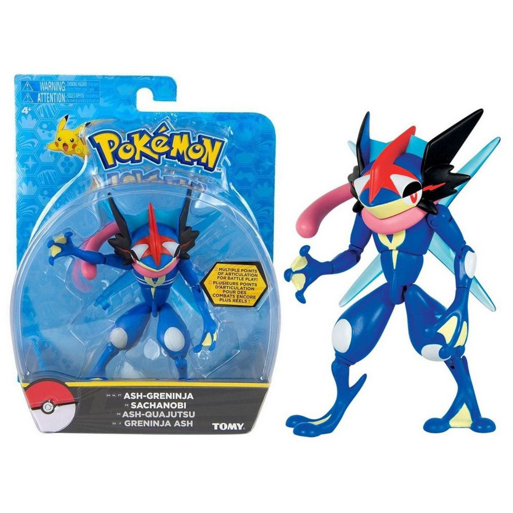 Pokémon - Review do boneco do Greninja - brinquedo desafio batalha Tomy  Edimagic 