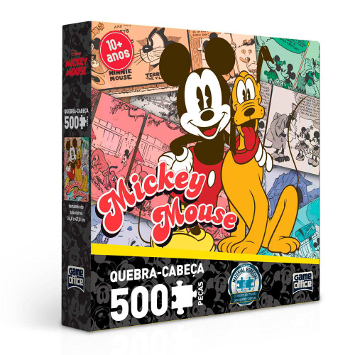 Quebra-Cabeça Mickey Disney Junior 60 Peças - Novo Papel