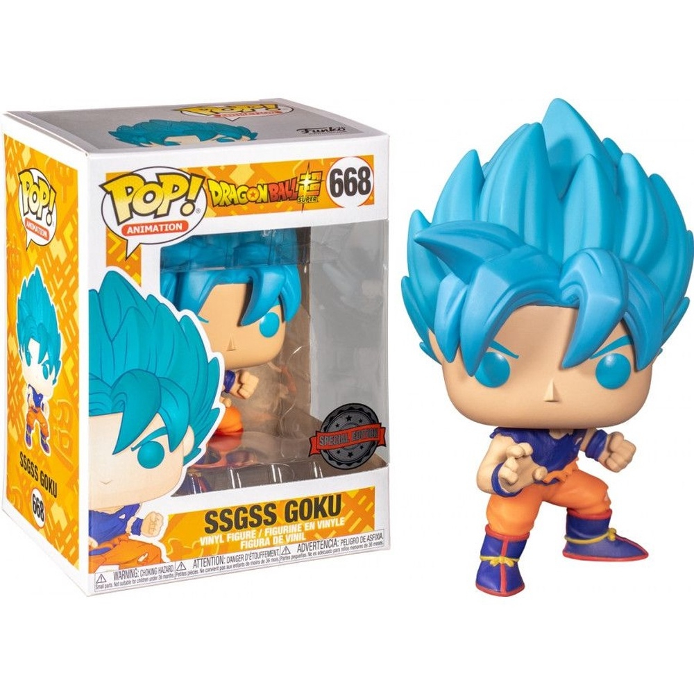 Pop! ssgss Goku Super Saiyajin Blue: Dragon Ball #668 Funko em Promoção na  Americanas