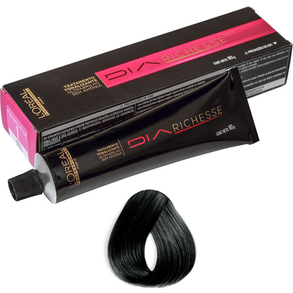 Tonalizante Diarichesse N.1 Preto 80g - Kimi