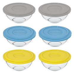Conjunto de Pote de vidro Plus 1,5L com Tampa Plástica - 6 Peças - Marinex Menor preço em Conjunto de Pote de vidro Plus 1,5L com Tampa Plástica - 6 Peças - Marinex