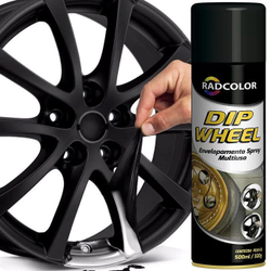 Menor preço em Kit 4 spray de envelopamento líquido dip wheel 500ML preto