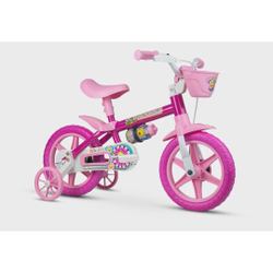 Bicicleta Infantil Aro 12 Com Rodinhas Menina Flower - Nathor é boa?