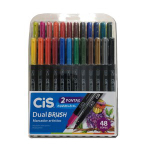 Caneta Cis Dual Brush 48 Cores