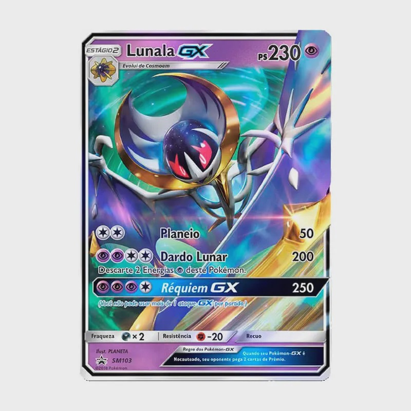 Lunala GX - Promo SM17 - NM - foil - Carta Pokémon TCG