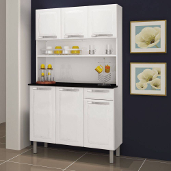 Menor preço em Kit Cozinha Itatiaia Rose Compacta Branco I3G1-105