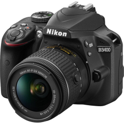 Câmera Digital Nikon dslr D3400 com Lente af-p dx de 18-55MM vr Menor preço em Câmera Digital Nikon dslr D3400 com Lente af-p dx de 18-55MM vr