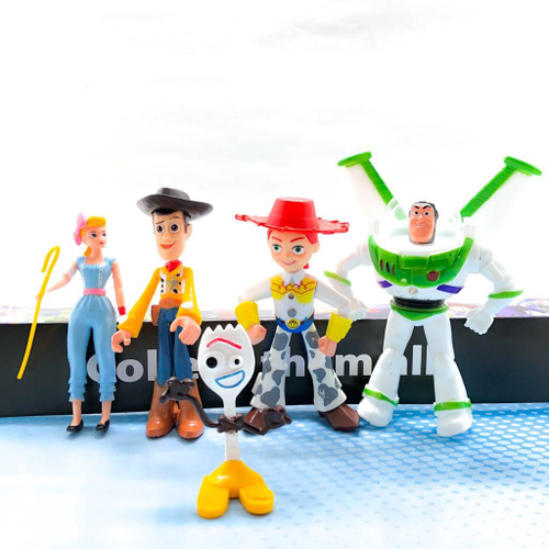 Toy Story 4 - kit 5 bonecos + acessórios