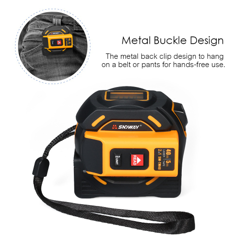 Sndway Laser Digital Medidor de Distância Unidades comutável