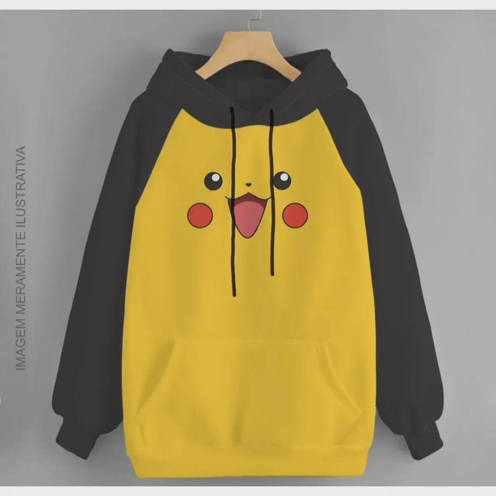 pikachu moletom com capuz flipkart