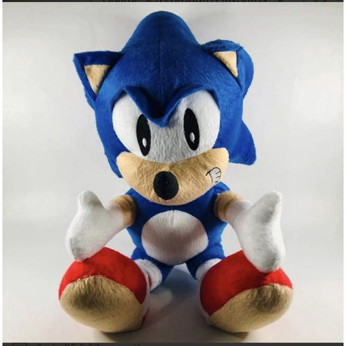 Pelucia Sonic Classico Sonic The Hedgehog Boneco 30cm