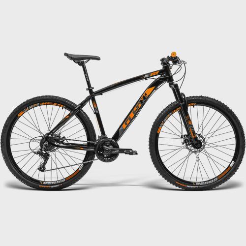 Bicicleta Gts M1 Ride New T17 Aro 29 Susp. Dianteira 21 Marchas - Laranja/preto