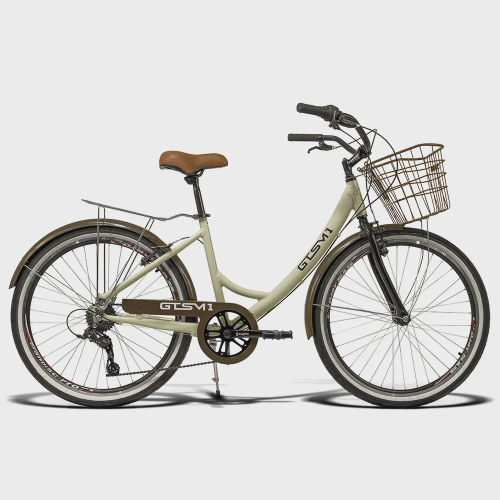 Bicicleta Alumínio Aro 29 Gts Feel Freio À Disco 21 Marchas - Azul