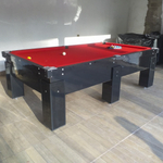 Mesa de Sinuca Bilhar Snooker Engers RM1 - Tampo de Pedra – 1,12 x 1,95 -  Tecido Beterraba no Shoptime