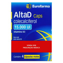 AltaD Caps 15000UI, caixa com 4 cápsulas moles é boa?