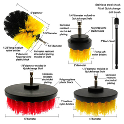 Furadeira elétrica Pneus Escova Kit Plastic Todo Limpeza Escova Tapete vidro do carro é boa?