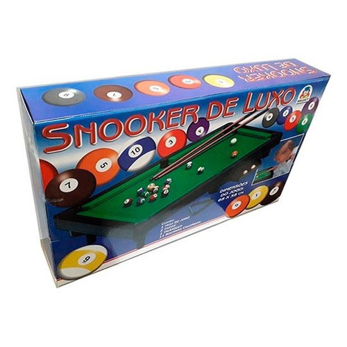 Mesa De Bilhar Infantil Sinuca Brinquedo Snooker Luxo - BRASKIT