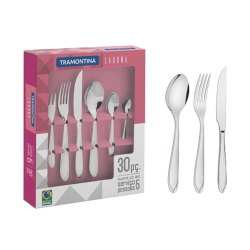 Faqueiro Tramontina Laguna Inox 30 Peças Menor preço em Faqueiro Tramontina Laguna Inox 30 Peças