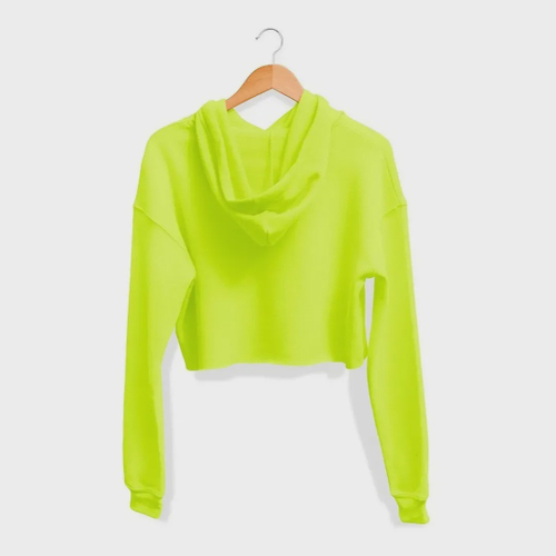 neon green moletom com capuz h&m