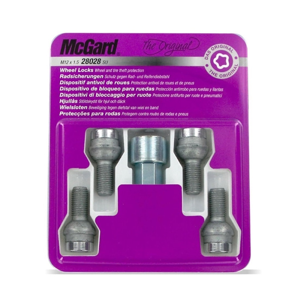 Parafuso antifurto mcgard segredo 28028 su m12 x 1 25 chery