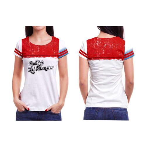 Camiseta da Arlequina coringa blusa Esquadrão harley quinn em Promoção na  Americanas