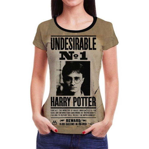 blusa harry potter feminina