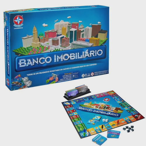 Banco Imobiliário Original Vários Países Jogo De Tabuleiro em Promoção na  Americanas