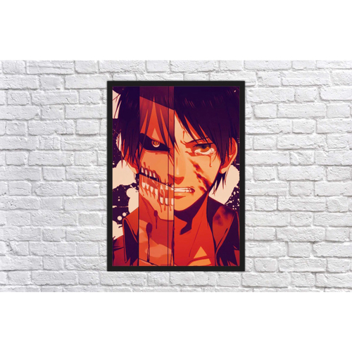 Quadro Anime One Piece Desenho Com Moldura G01 - Vital Quadros Do