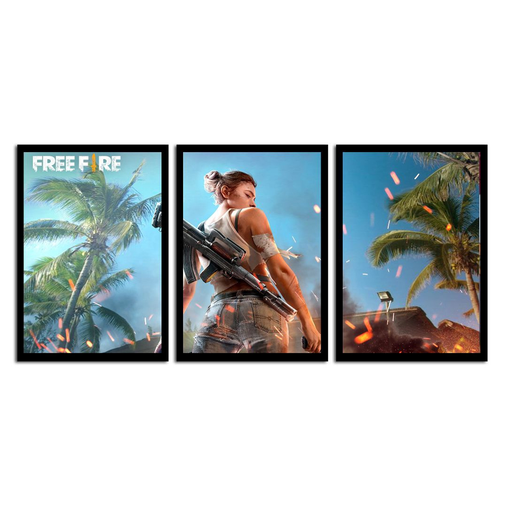 Quadro jogo free fire games on line decorativo - Quadros Mais,Sua loja de  Quadros Decorativos na Internet