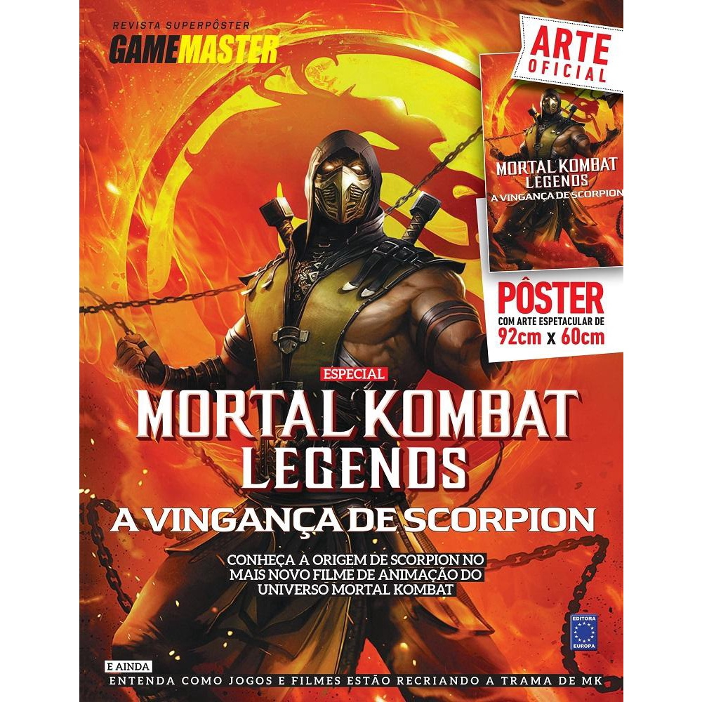 Superpôster Game Master - Mortal Kombat Legends na Americanas Empresas