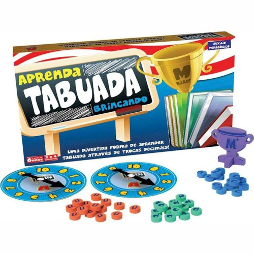 Caixa da Tabuada - Jogo Educativo de Matemática Brinqmutti - Ioiô