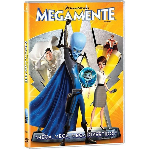 Megamente - dvd DreamWorks Amarelo em Promoção na Americanas