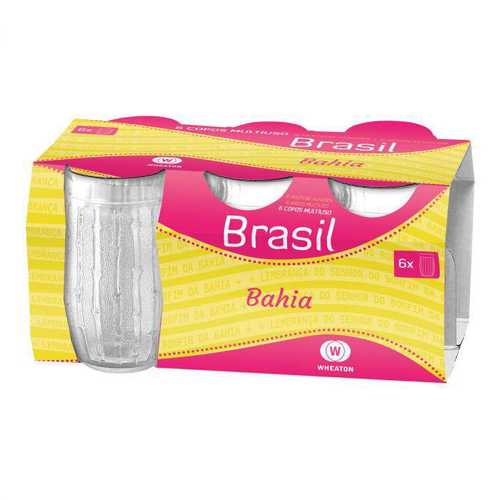 Jogo de Copos 390ml Vidro Grosso Linha Creta Hauskraft 6 Peças em Promoção  na Americanas