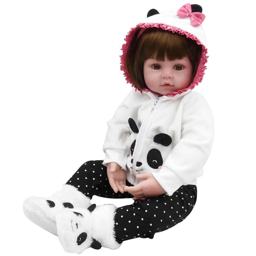 Roupa Para Boneca Bebê Reborn Laura Baby Rosa Nuvem 720 em Promoção na  Americanas