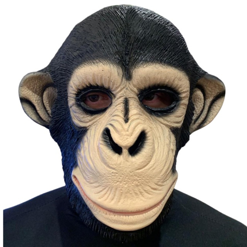 Mascara macaco chimpanzé com pelos latex Halloween carnaval em Promoção na  Americanas