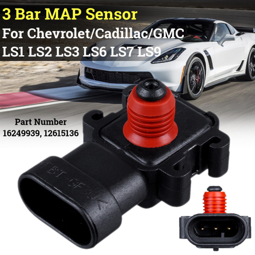 Sensor de pressão de ar de 3 bar map para Chevrolet / Cadillac / gmc ...